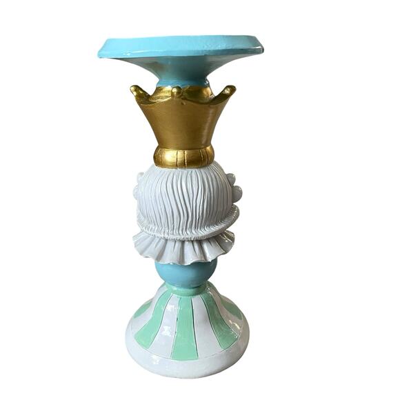 Cupcakes and Cashmere King & Queen Candle Holders Holiday Nutcracker Pastel New - Picture 16 of 16
